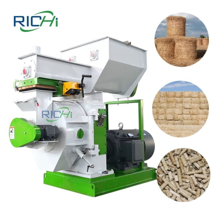 Relationship Between Machine Models and Production Efficiency in Straw Pellet Making