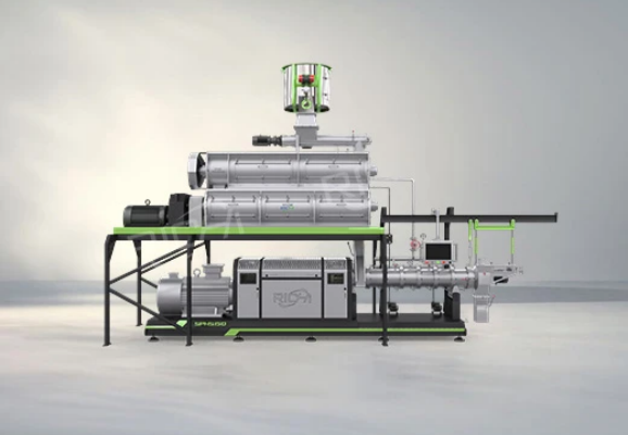 floating fish feed extruder